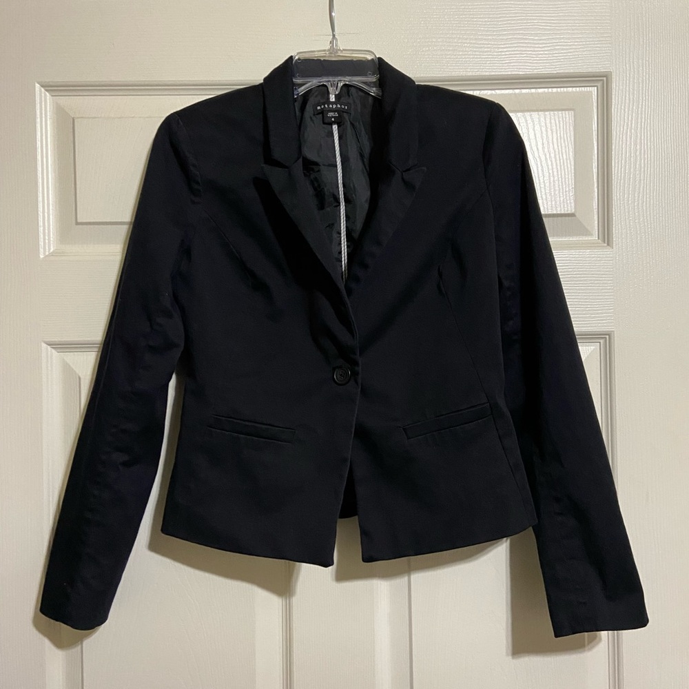 Women Metaphor Black Blazer